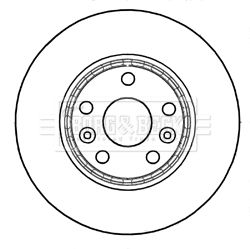 BORG & BECK Тормозной диск BBD5323